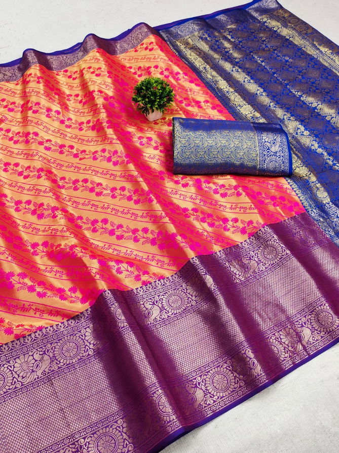 Meera 129 Festive Wear Wholesale Banarasi Silk Saree Catalog
